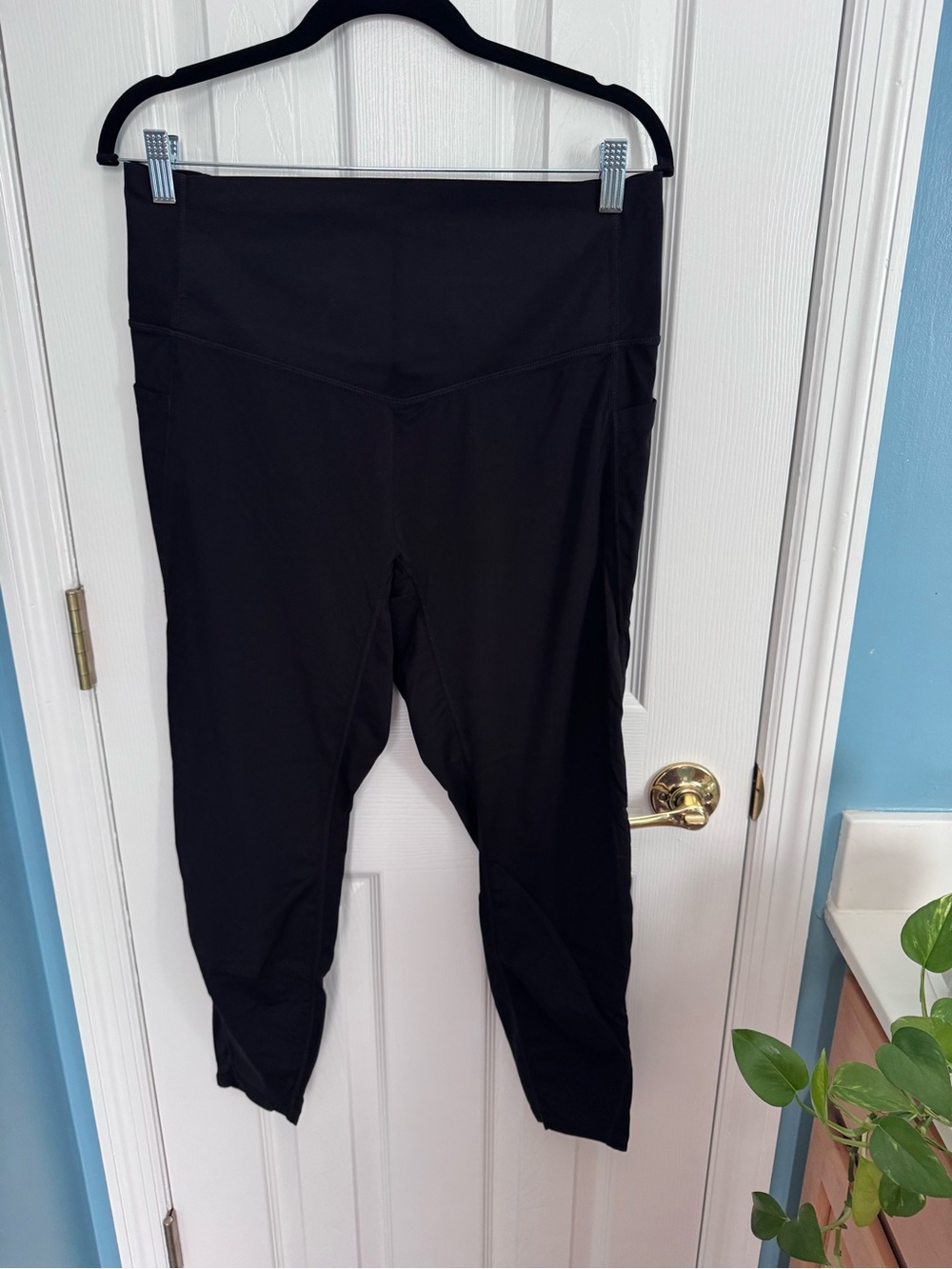 HALARA  High Waist Tummy Control Side Pocket Shaping Leggings In Black